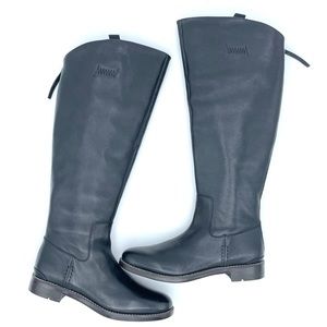 Franco Sarto Women's Meyer Tall Black Leather Riding Boot Size 8.5M NIB
